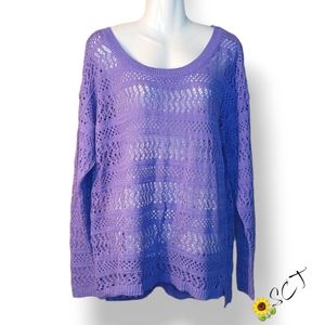 🌻 A.N.A. - 2X Purple Sweater